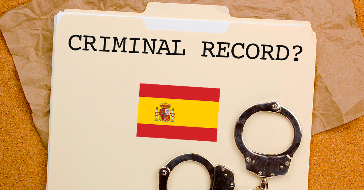 travel to spain with criminal record