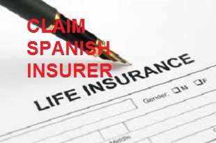 Claim against insurance company or insurer Spain