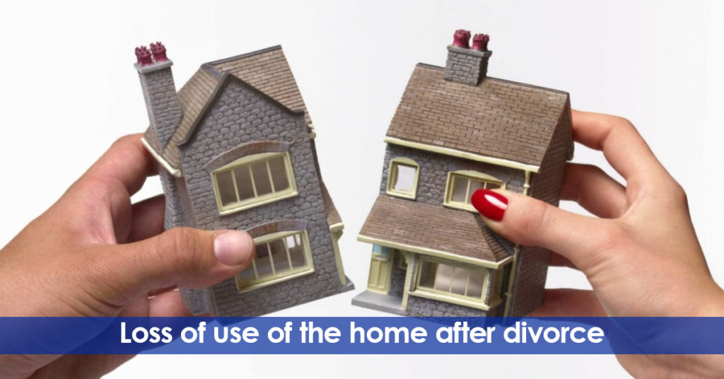 Loss of use of the home after divorce. Living with a third party