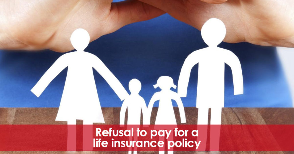 Insurers. Refusal to pay for a life insurance policy. Previous disease