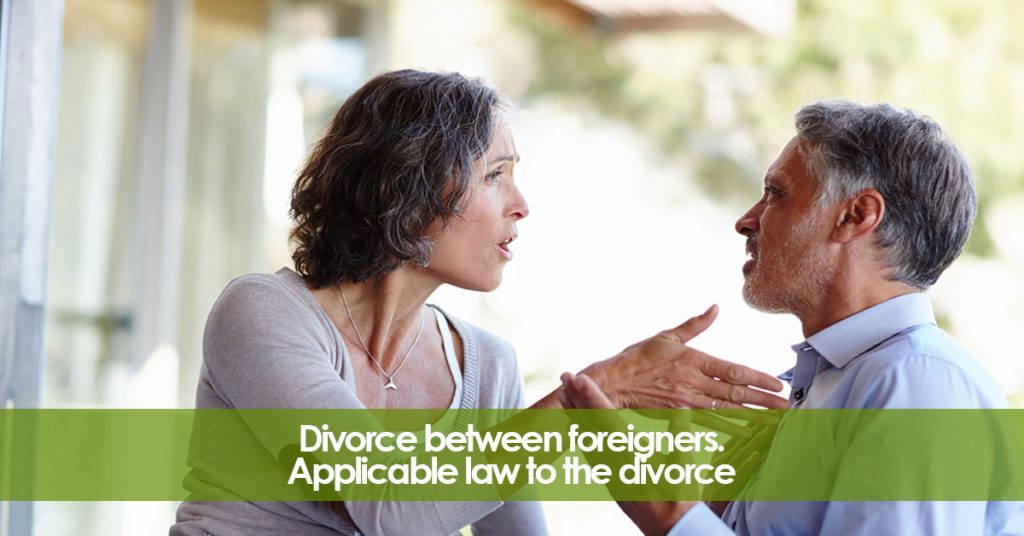 Divorce between foreigners in Spain. Applicable law.