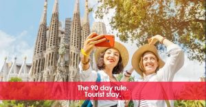 The 90 day rule. Tourist stay.