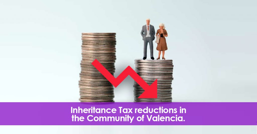 Ermäßigungen der Erbschaftssteuer. Valencianische Gemeinschaft. „Comunidad Valenciana“