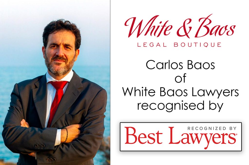 Carlos Baos Best Lawyer. Denia. Alicante.