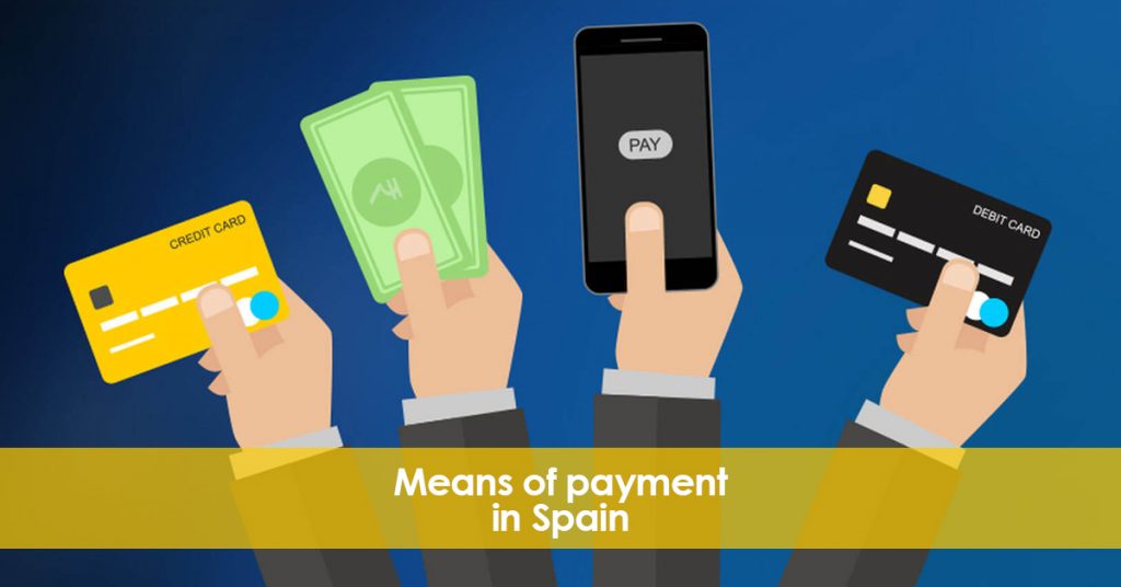 Identification of the means of payment in Spain.