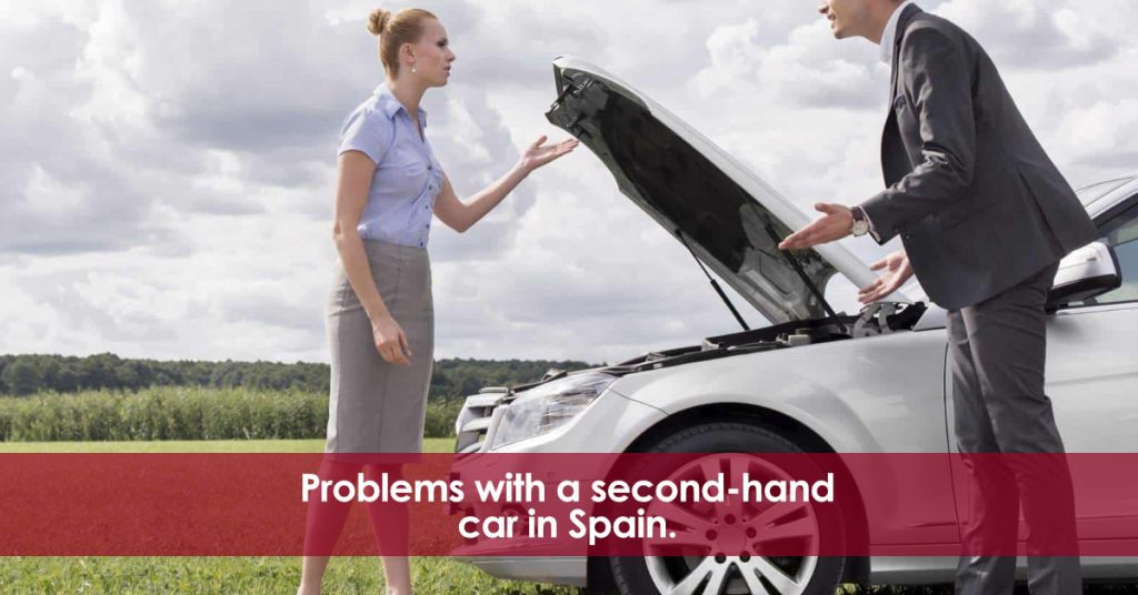 second hand car problem. Car dealer.