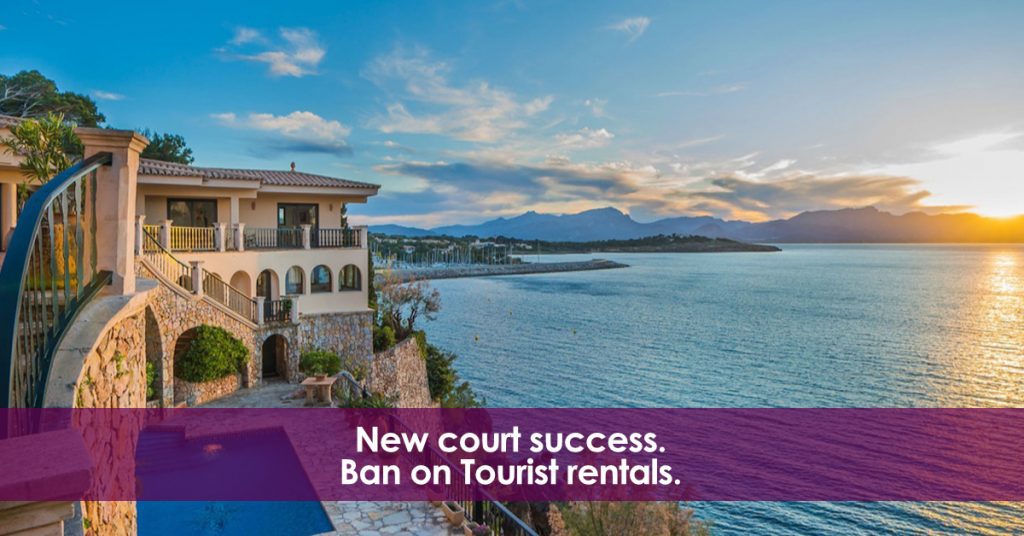 Nullity of the ban on tourist rentals agreement.