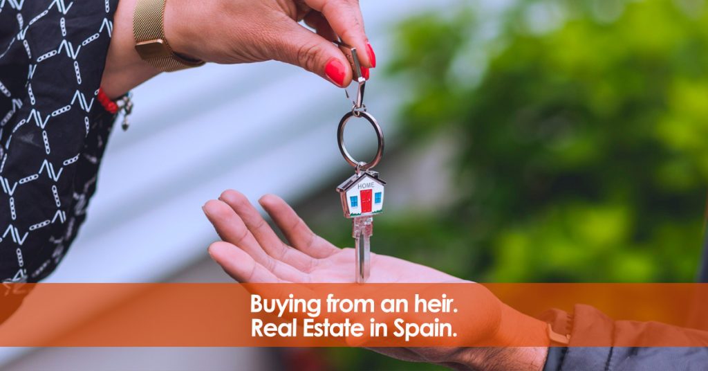 Buying from an heir. Real Estate in Spain.