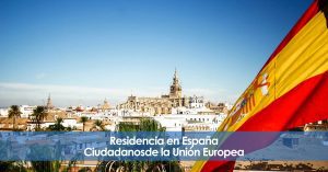 Residencia en España. Ciudadanos de la Unión Europea.