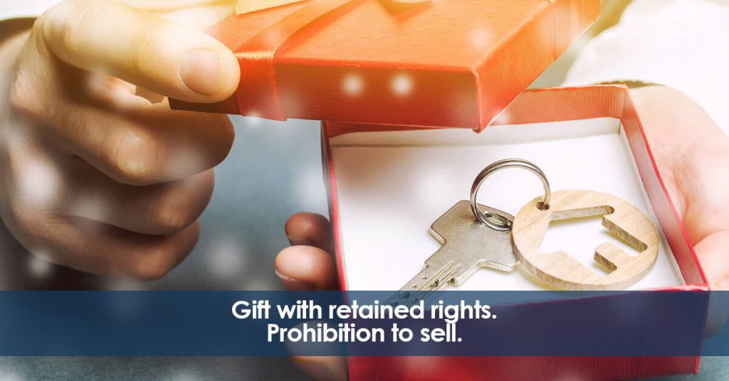 Gift with retained rights. Spain legal guide.