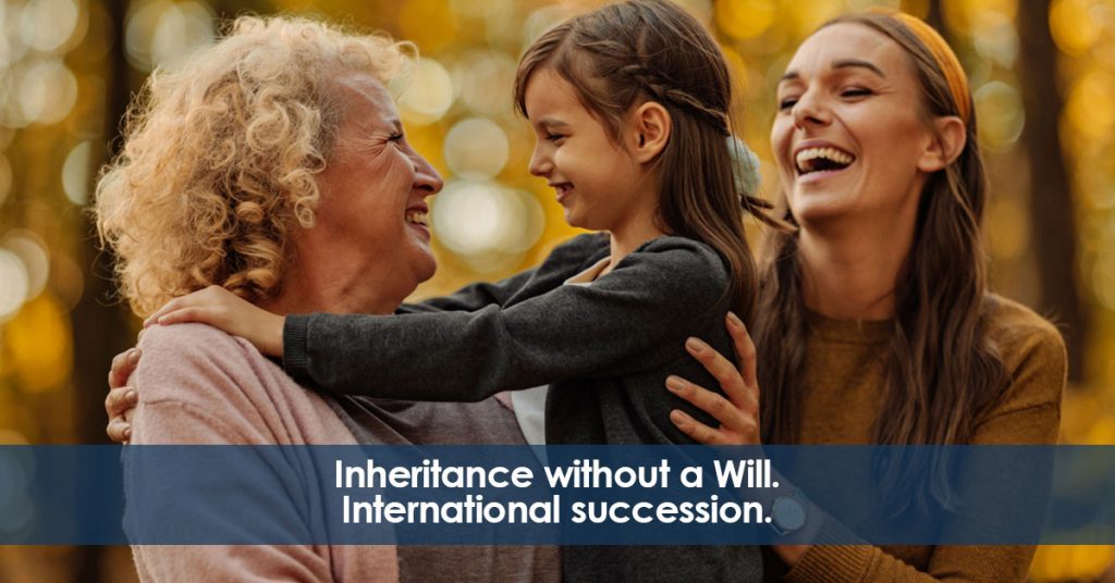 Inheritance without a will. International succession.