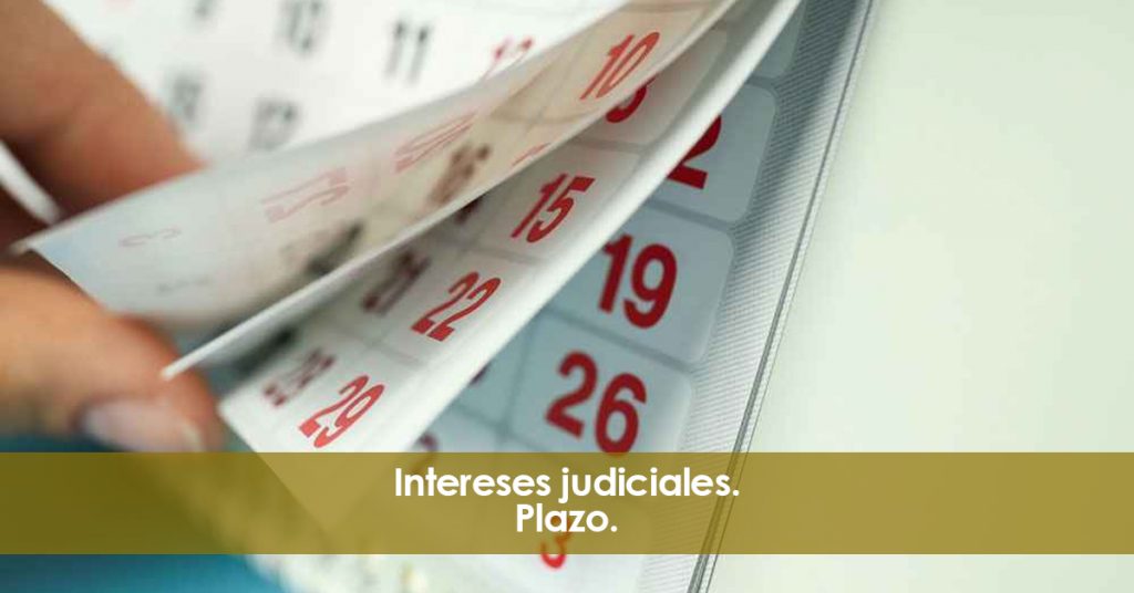 Intereses judiciales.