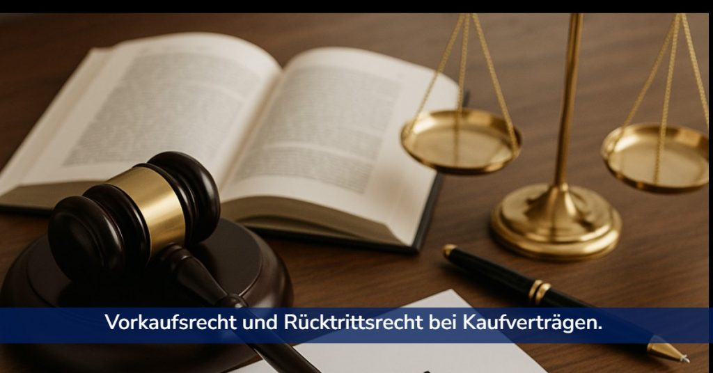 Vorkaufsrecht und Rücktrittsrecht bei Kaufverträgen. Comunidad Valenciana.