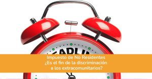 Impuesto de No Residentes. Renta.