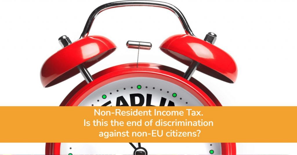 Non-Resident Income Tax. Discrimination.