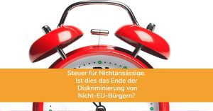 Steuer für Nichtansässige. Einkommen.