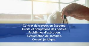 Contrat de travaux. Réclamation.