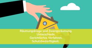 Räumung und Zwangsräumung in Spanien.