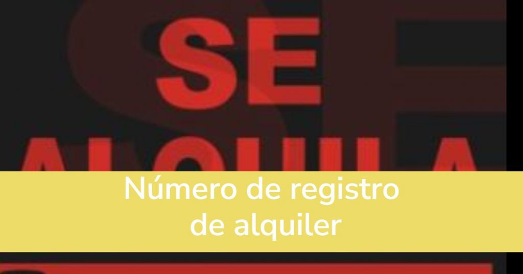 El Número de registro de alquiler (NRA) es ilegal.