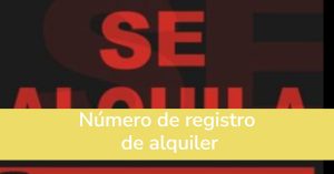 El Número de registro de alquiler (NRA) es ilegal.
