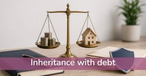 Inheritance with debts. Heirs vs. Legatees.